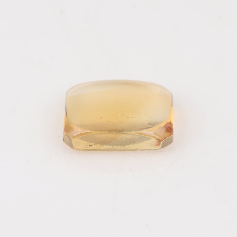 4.60 Carat Yellow Color Octagon Citrine Gemstone