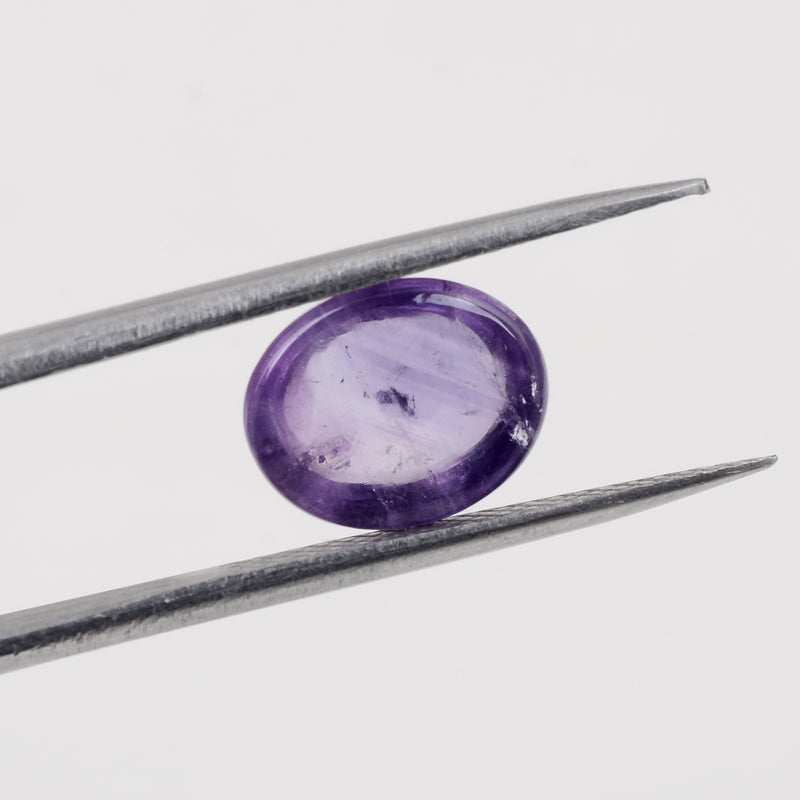 2.80 Carat Purple Color Oval Amethyst Gemstone