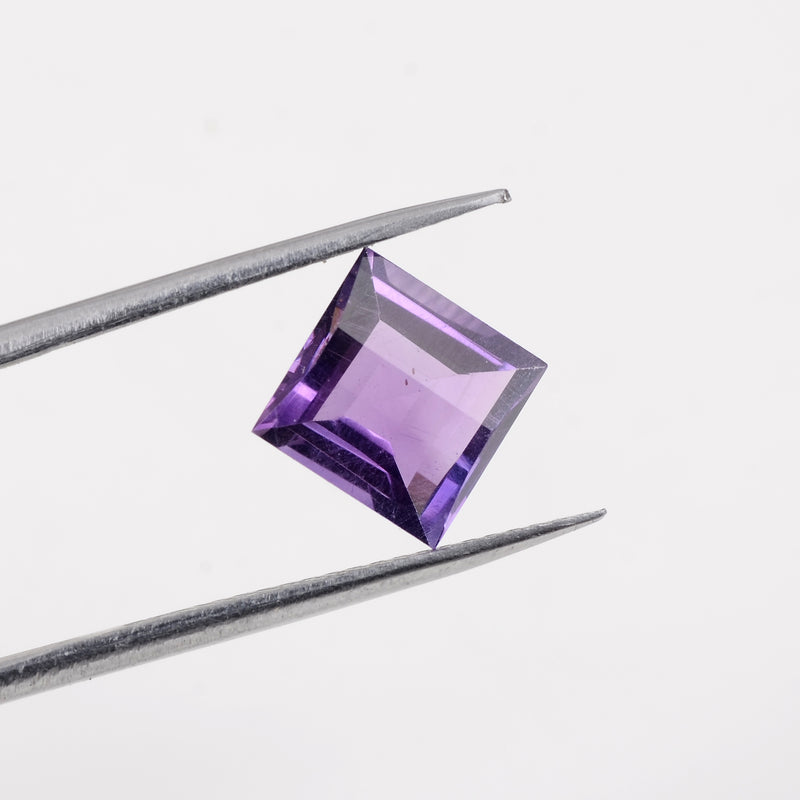 1.80 Carat Purple Color Square Amethyst Gemstone
