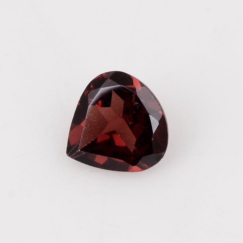 1.70 Carat Red Color Heart Garnet Gemstone