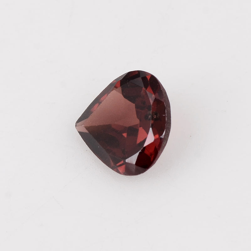 1.70 Carat Red Color Heart Garnet Gemstone