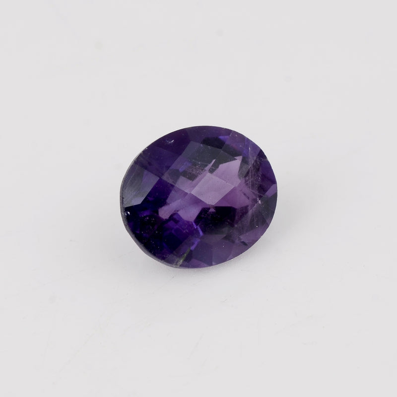 4.40 Carat Purple Color Oval Amethyst Gemstone
