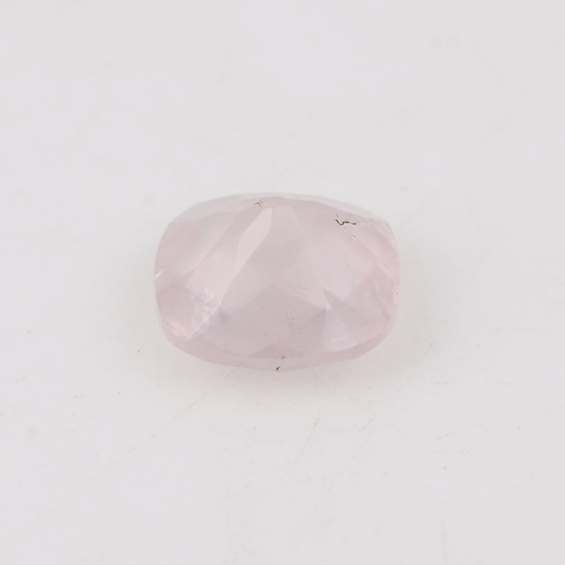 2.55 Carat Pink Color Cushion Rose Quartz Gemstone