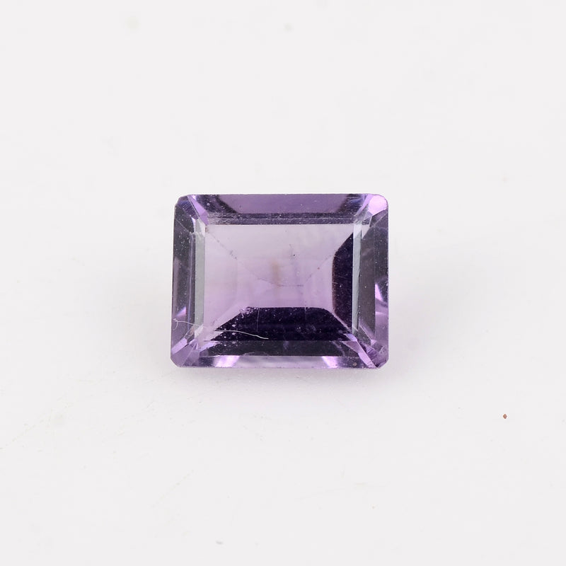 2.70 Carat Purple Color Octagon Amethyst Gemstone