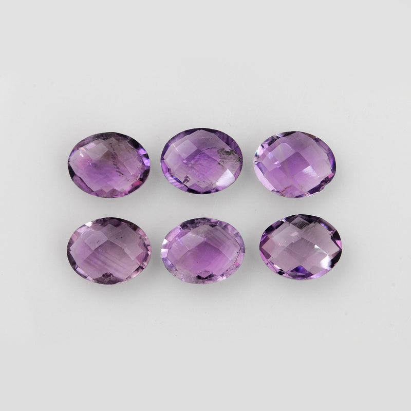 13.6 Carat Purple Color Oval Amethyst Gemstone