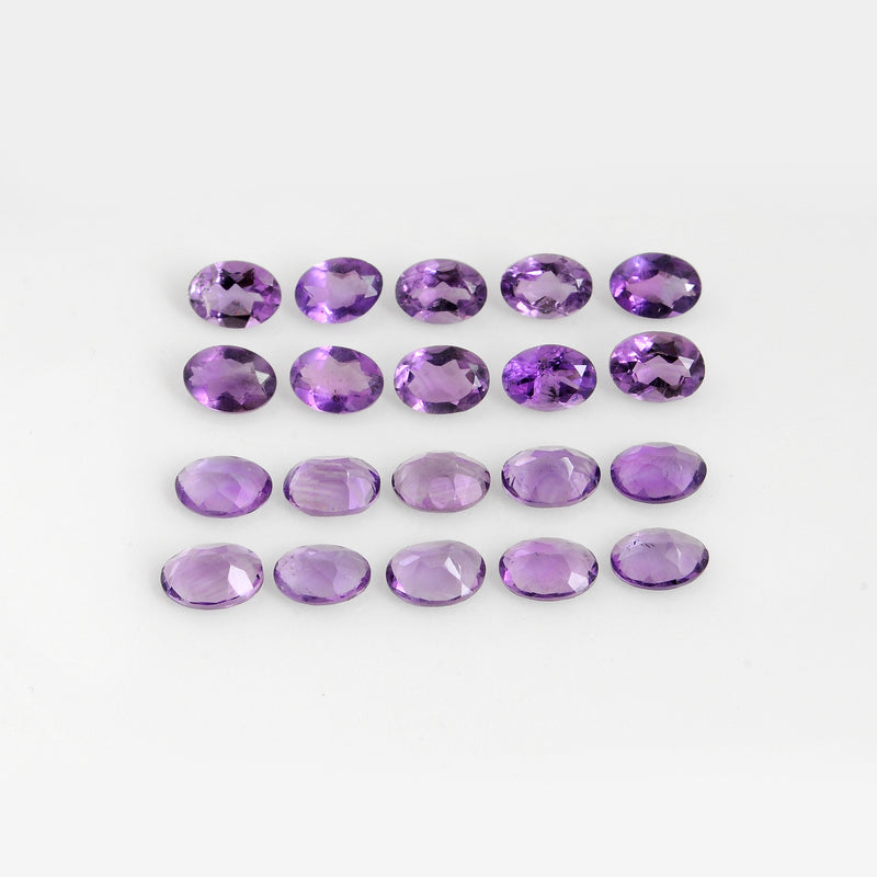13.7 Carat Purple Color Oval Amethyst Gemstone