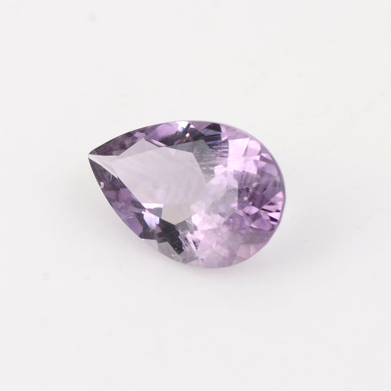 3.20 Carat Purple Color Pear Amethyst Gemstone