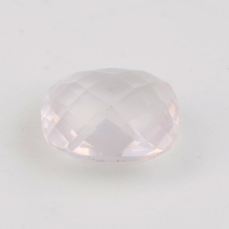 9.90 Carat Pink Color Cushion Rose Quartz Gemstone