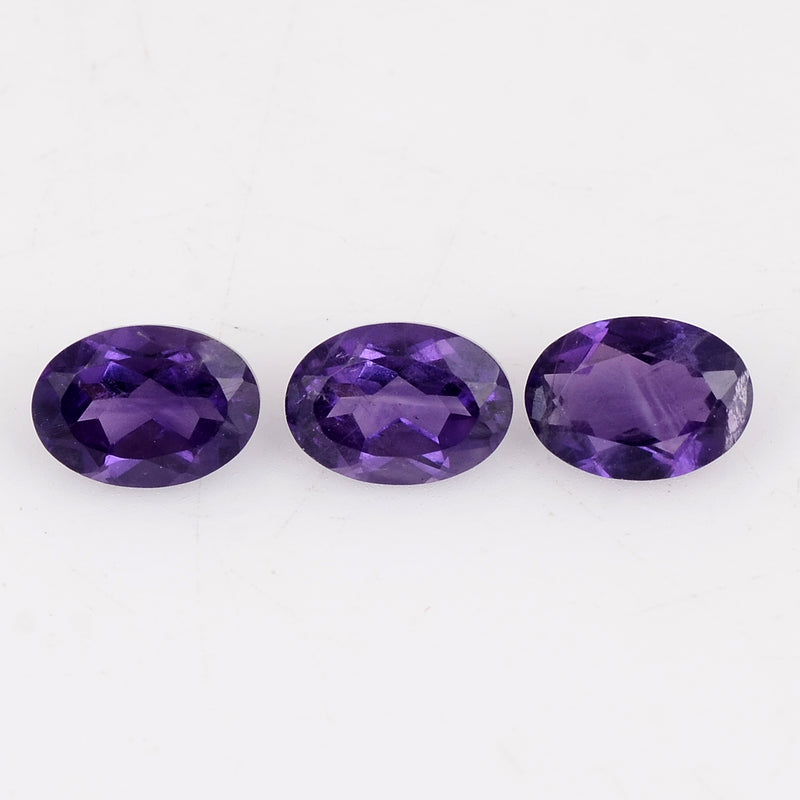 2.20 Carat Purple Color Oval Amethyst Gemstone