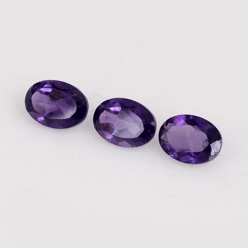 2.20 Carat Purple Color Oval Amethyst Gemstone