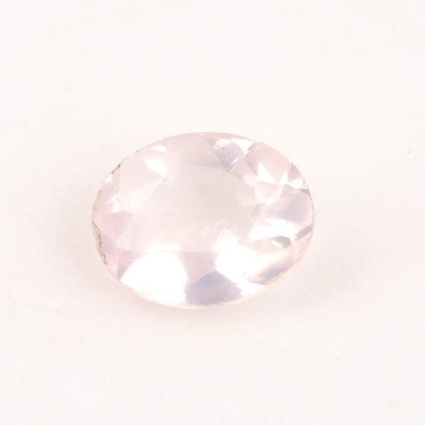 5.68 Carat Pink Color Oval Rose Quartz Gemstone