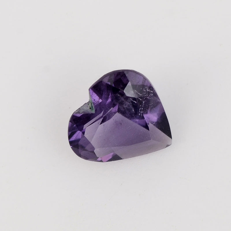3.20 Carat Purple Color Heart Amethyst Gemstone