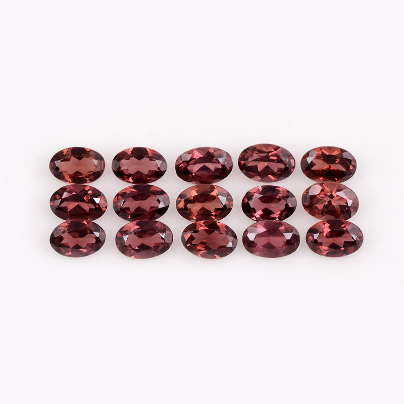 15.68 Carat Red Color Oval Garnet Gemstone
