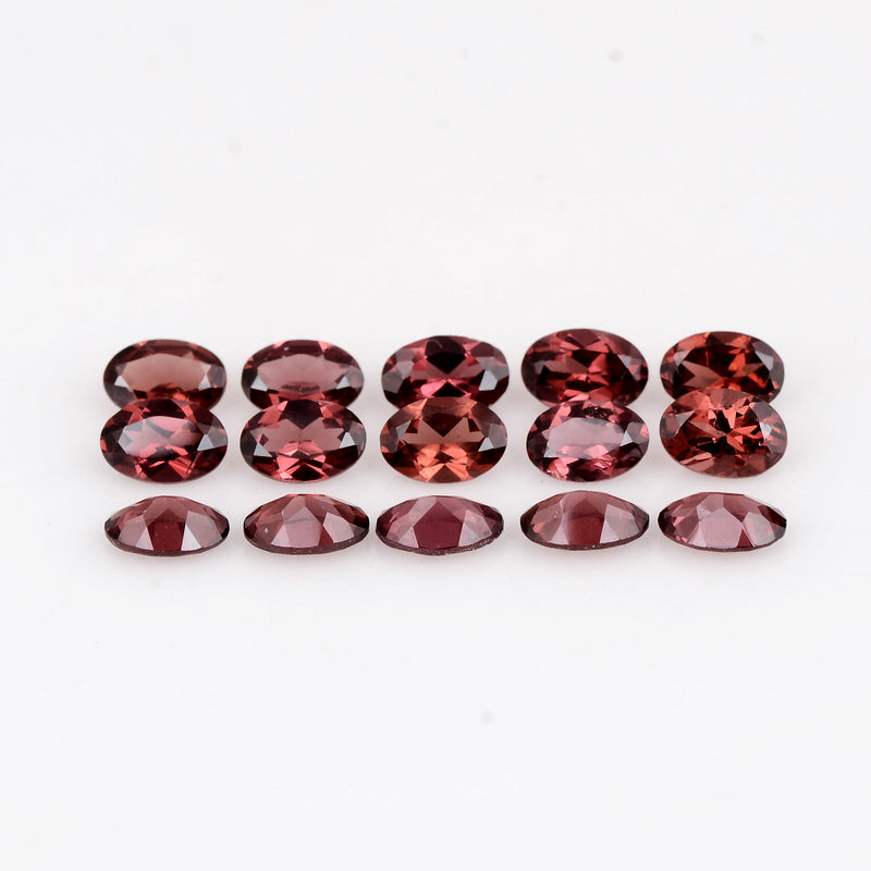 15.68 Carat Red Color Oval Garnet Gemstone