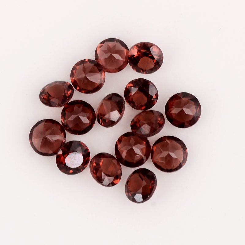 10.30 Carat Red Color Round Garnet Gemstone
