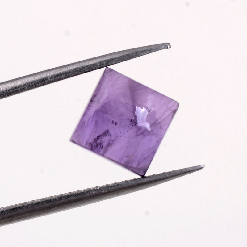 23.10 Carat Purple Color Square Amethyst Gemstone
