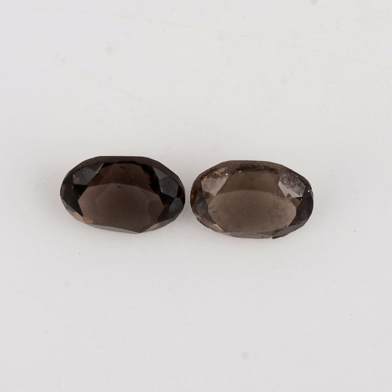 2.47 Carat Brown Color Oval Smoky Quartz Gemstone