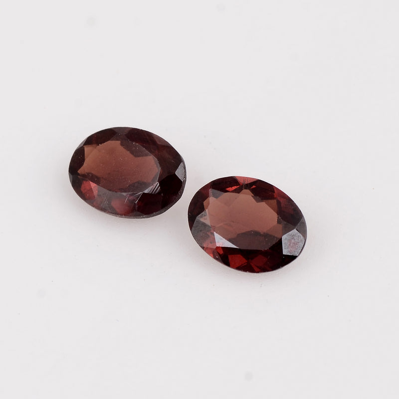2.38 Carat Red Color Oval Garnet Gemstone