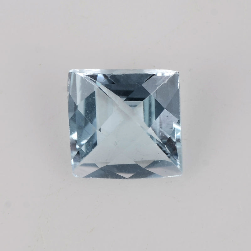 2.65 Carat Square Blue Topaz Gemstone