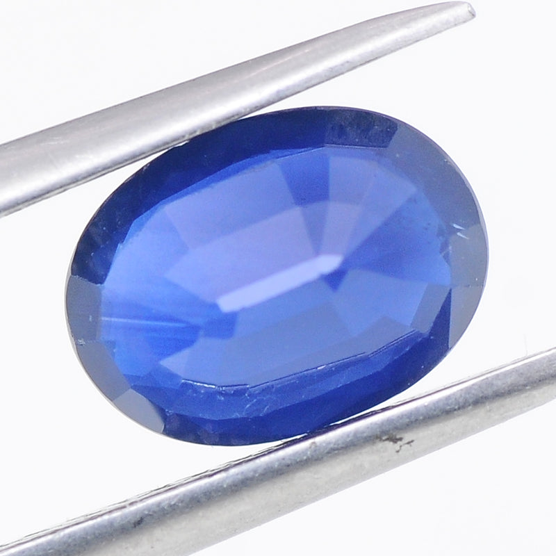 3 pcs Sapphire  - 5.35 ct - Oval - Blue