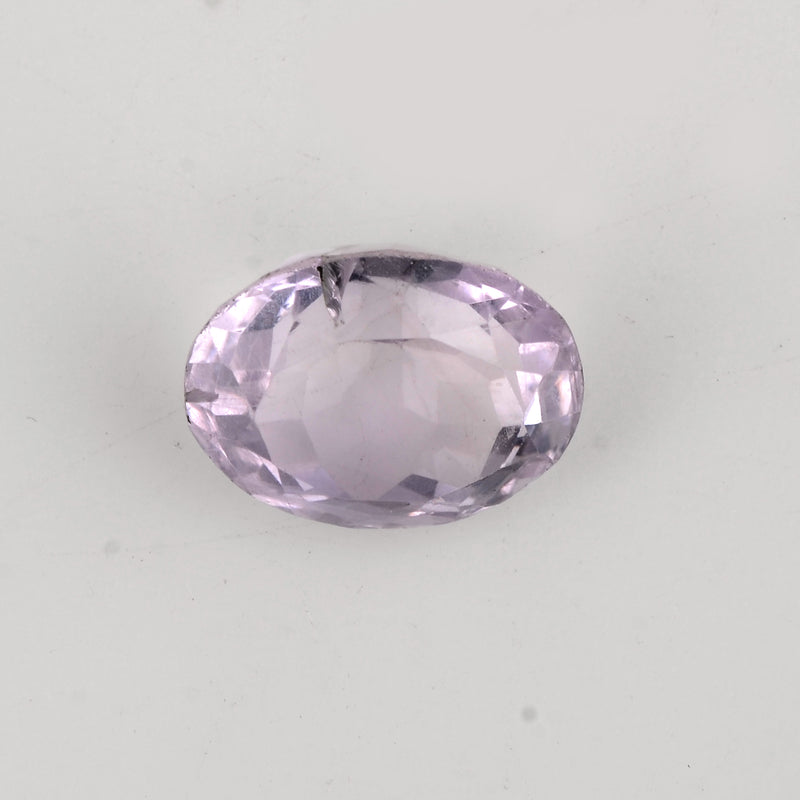 7.90 Carat Pink Color Oval Amethyst Gemstone