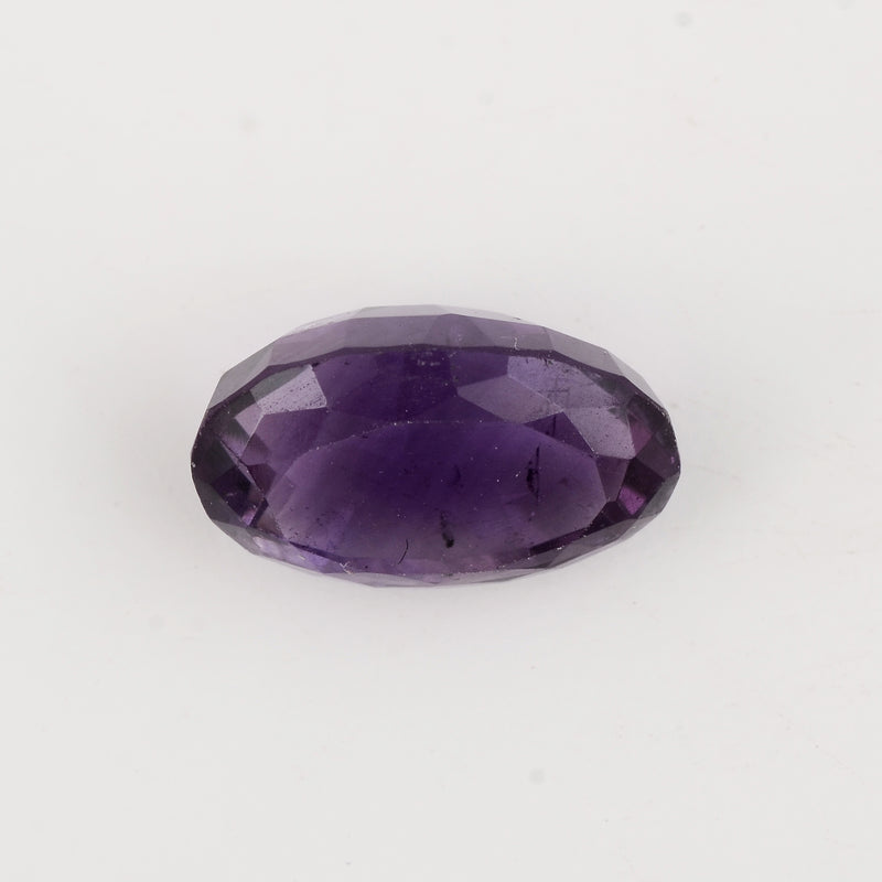 7.40 Carat Purple Color Oval Amethyst Gemstone