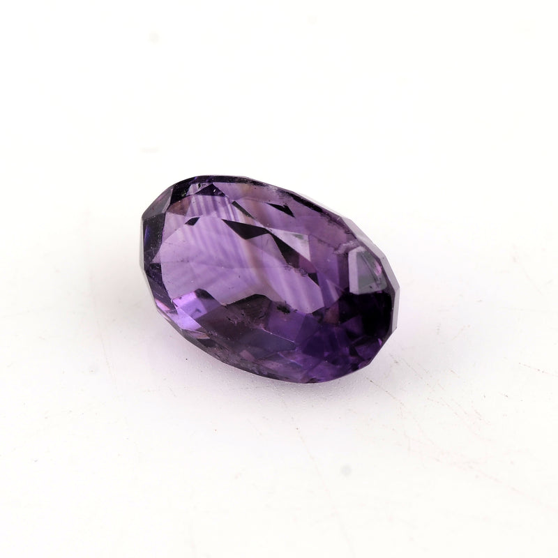 6.21 Carat Purple Color Oval Amethyst Gemstone