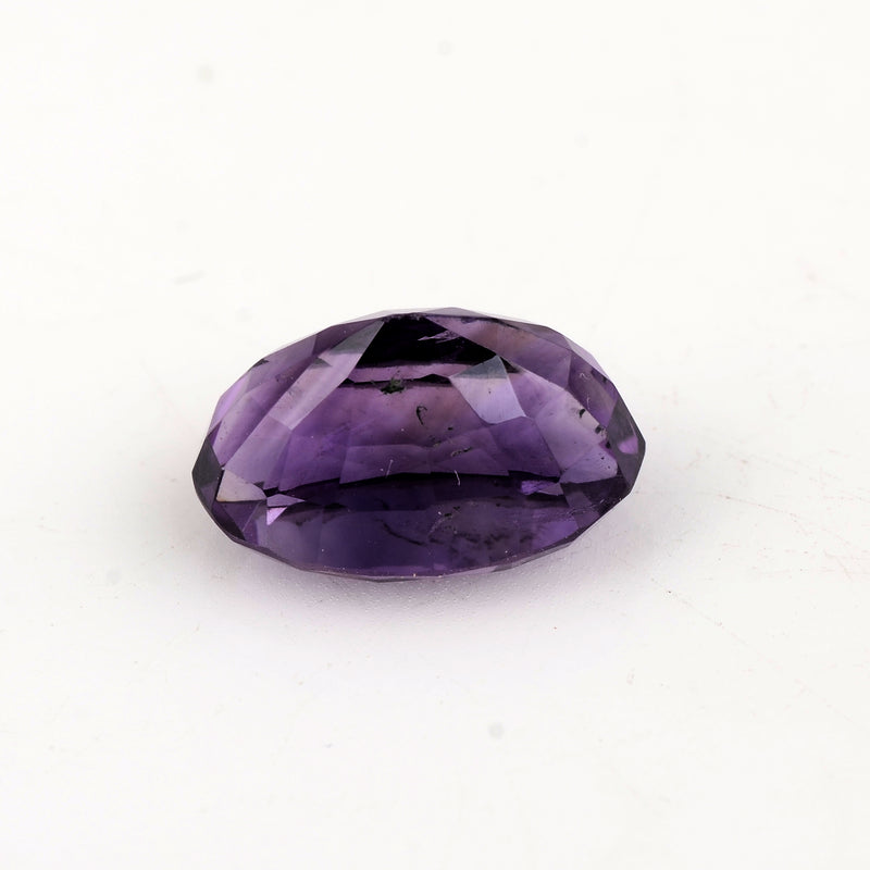 6.21 Carat Purple Color Oval Amethyst Gemstone