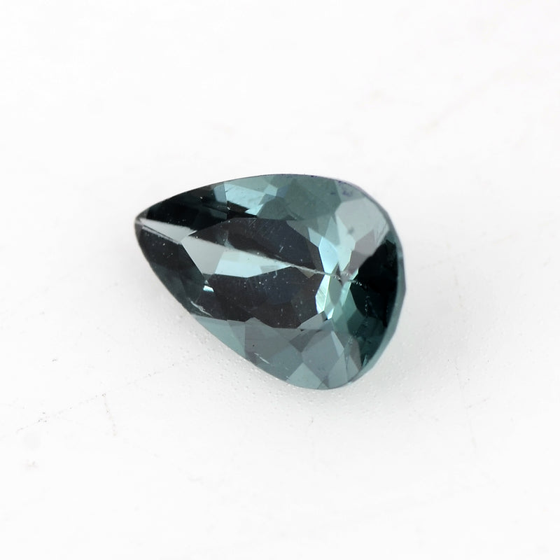 0.6 Carat Blue Color Pear Tourmaline Gemstone