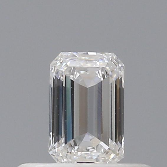 0.32 Ctw Emerald Cut E Color  IF Diamond-GIA Certified