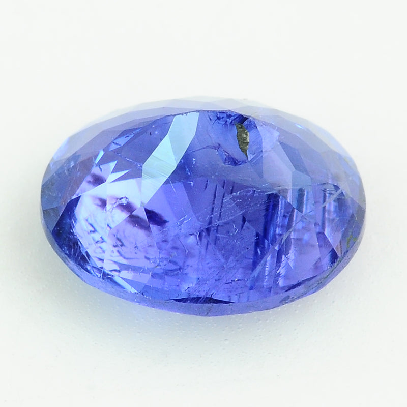1 pcs Tanzanite  - 3.15 ct - Oval - Blue - Transparent