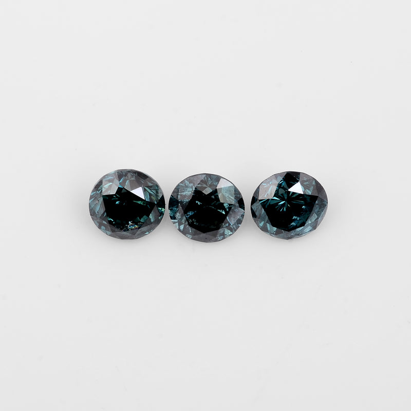 Round Fancy Blue Color Diamond 1.16 Carat - AIG Certified