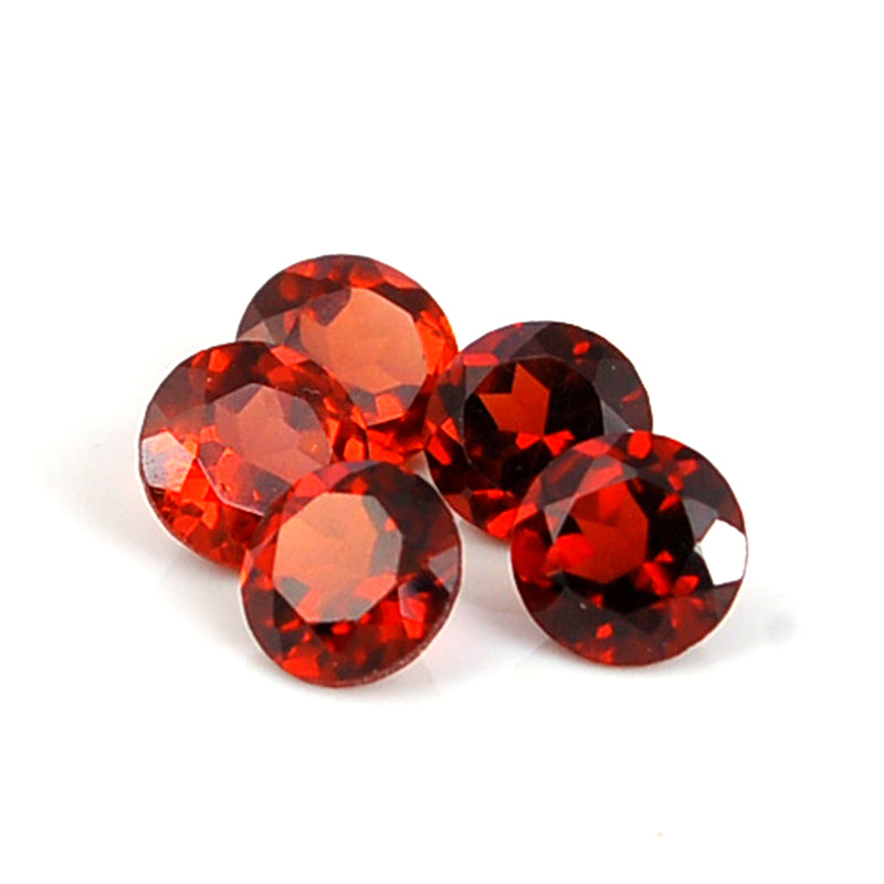 1.72 Carat Red Color Round Garnet Gemstone