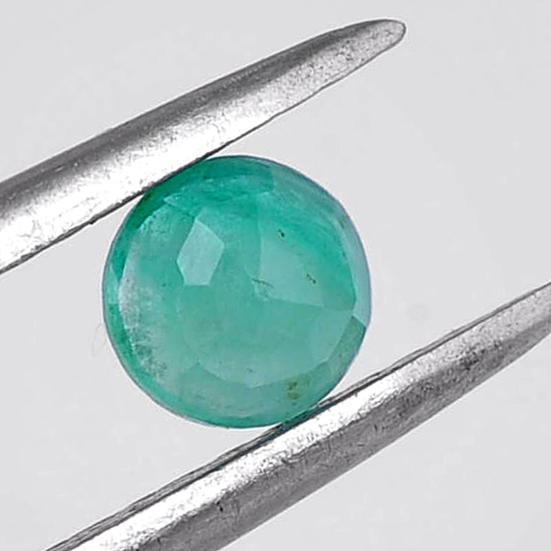 5.05 Carat Green Color Round Emerald Gemstone