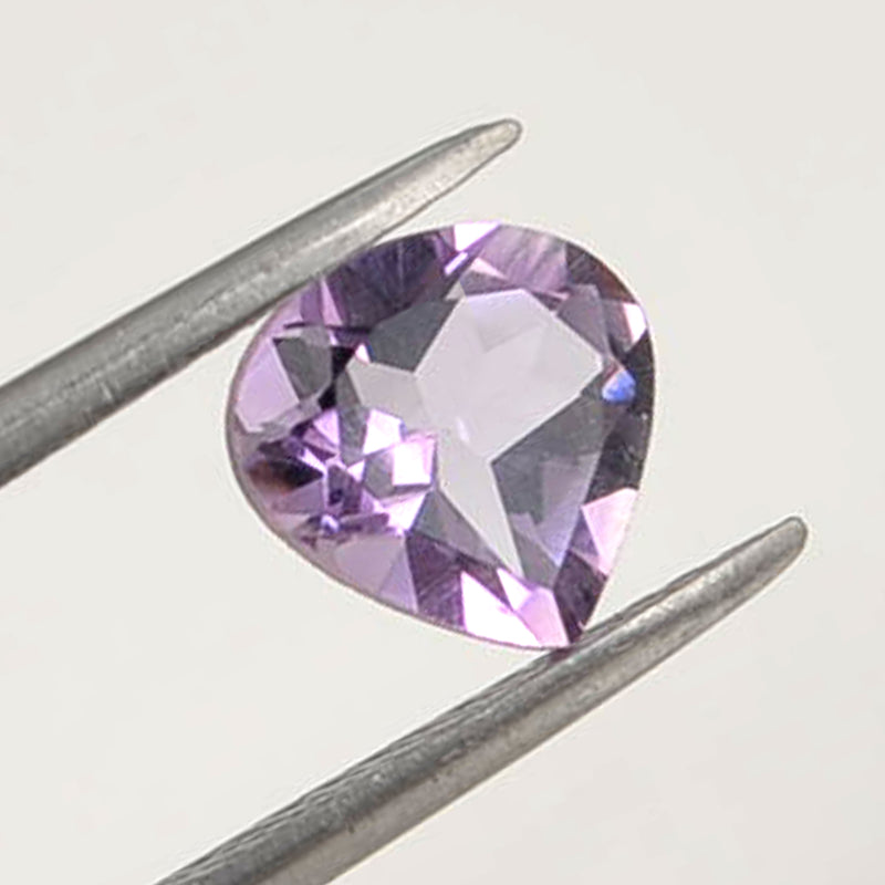 4.92 Carat Purple Color Heart Amethyst Gemstone