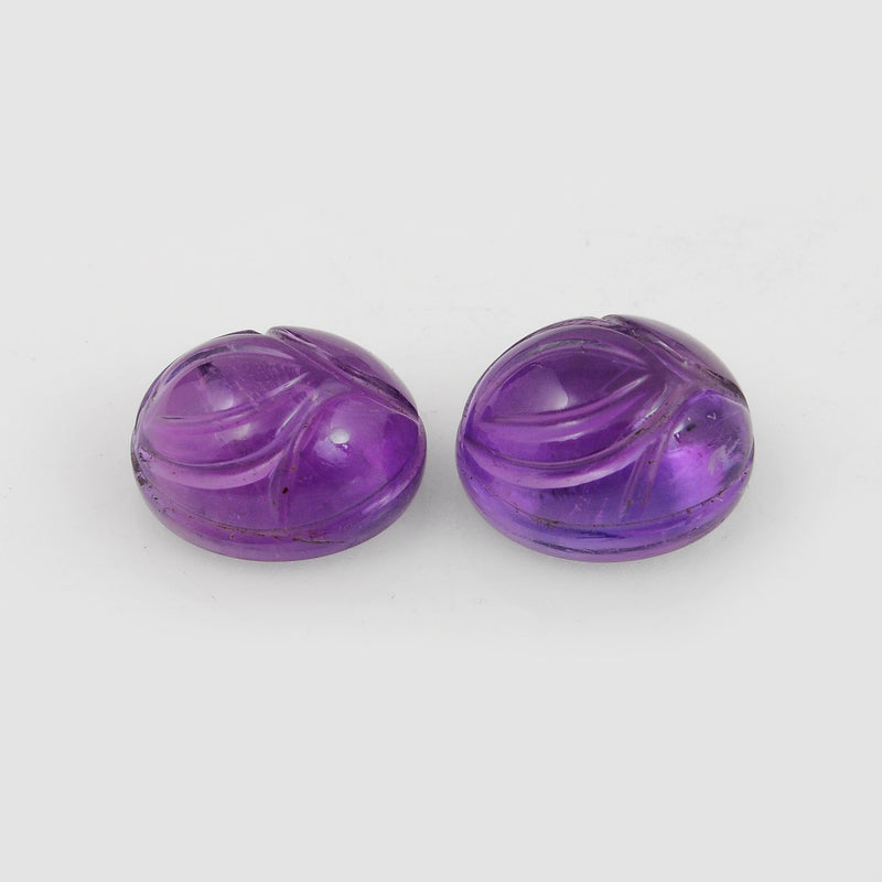 12.13 Carat Purple Color Oval Amethyst Gemstone