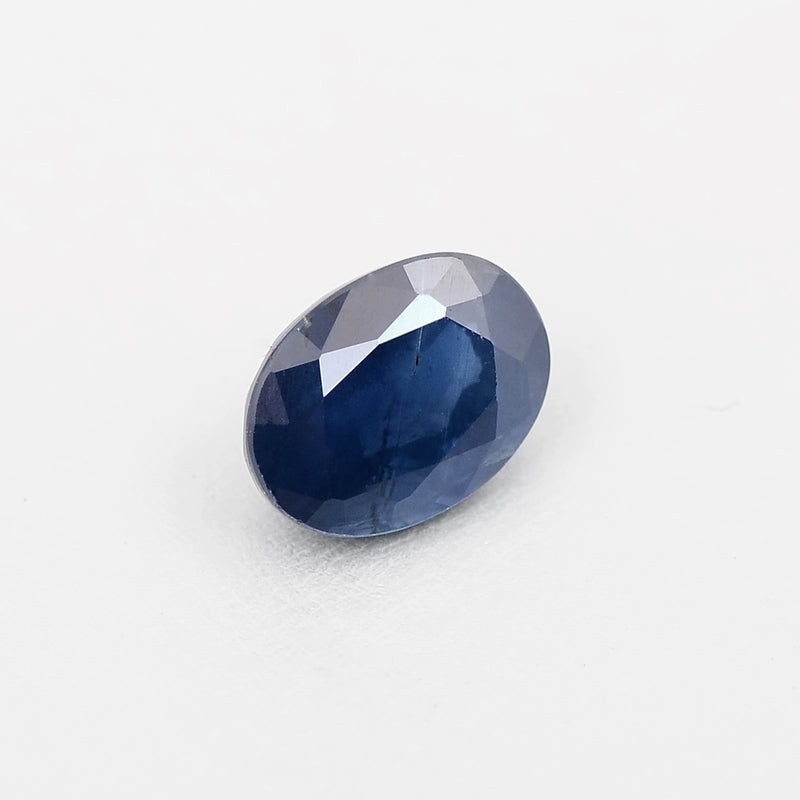 Oval Blue Color Sapphire Gemstone 1.34 Carat