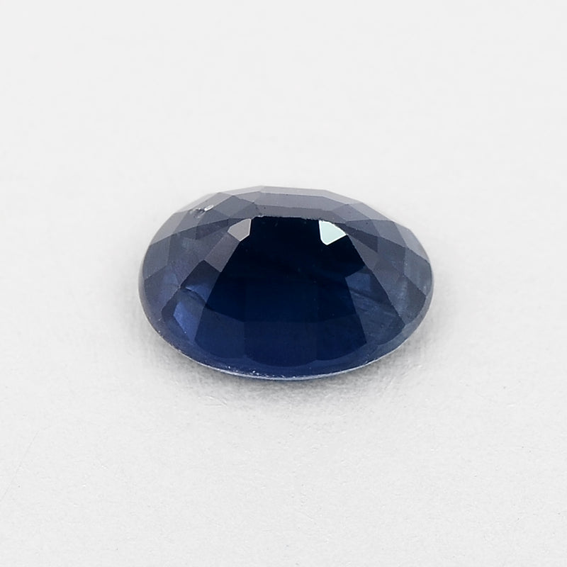 Oval Blue Color Sapphire Gemstone 1.29 Carat