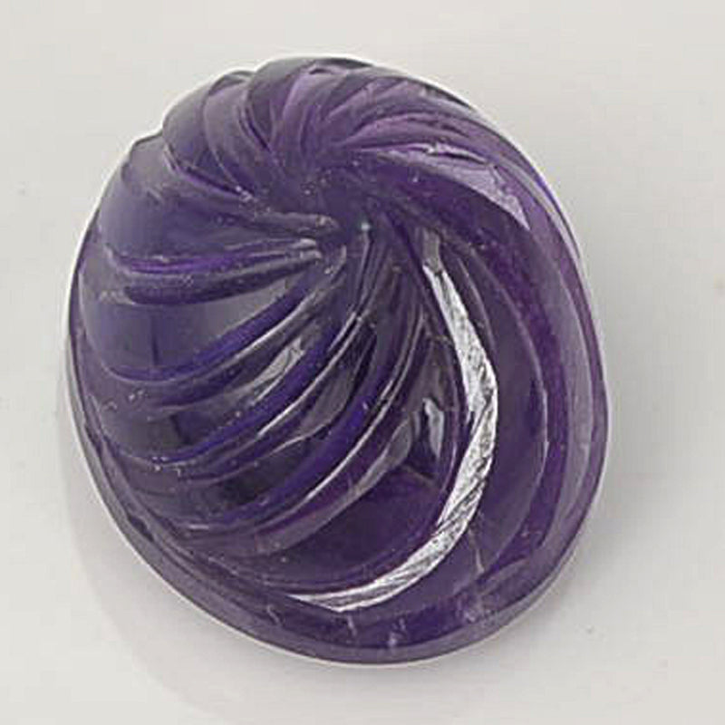5.50 Carat Purple Color Oval Amethyst Gemstone
