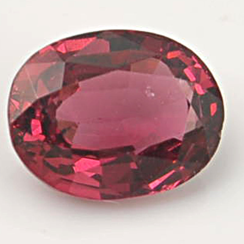 2.11 Ctw Purplish Pink Oval Rhodolite Gemstone