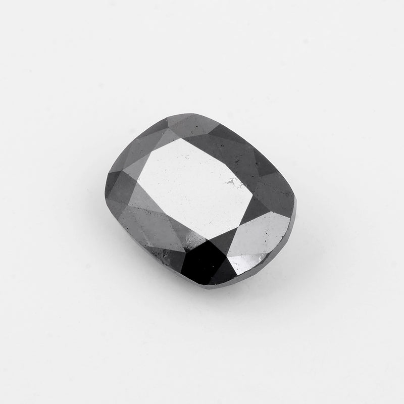 Cushion Fancy Black Color Diamond 10.45 Carat - AIG Certified