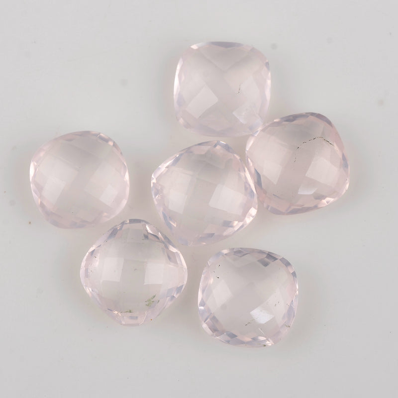 36.20 Carat Pink Color Cushion Rose Quartz Gemstone