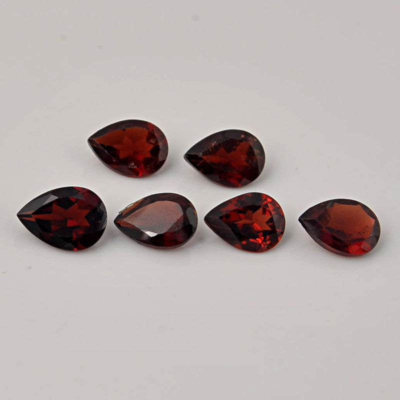 4.70 Carat Red Color Pear Garnet Gemstone