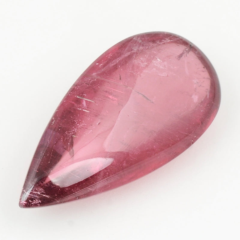 1 pcs Tourmaline  - 8.73 ct - Pear - Intense/Vivid Pink