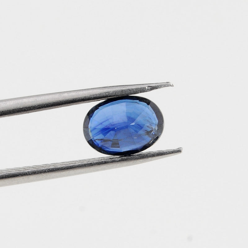 1 pcs Sapphire  - 1.12 ct - Oval - Blue