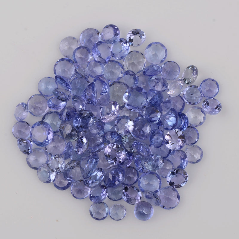 27.2 Carat Round Blue Tanzanite Gemstone