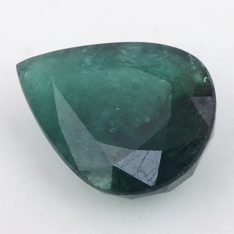 1 pcs Emerald  - 6.32 ct - Pear - Green