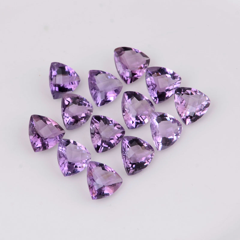 25.96 Carat Trillion Purple Amethyst Gemstone