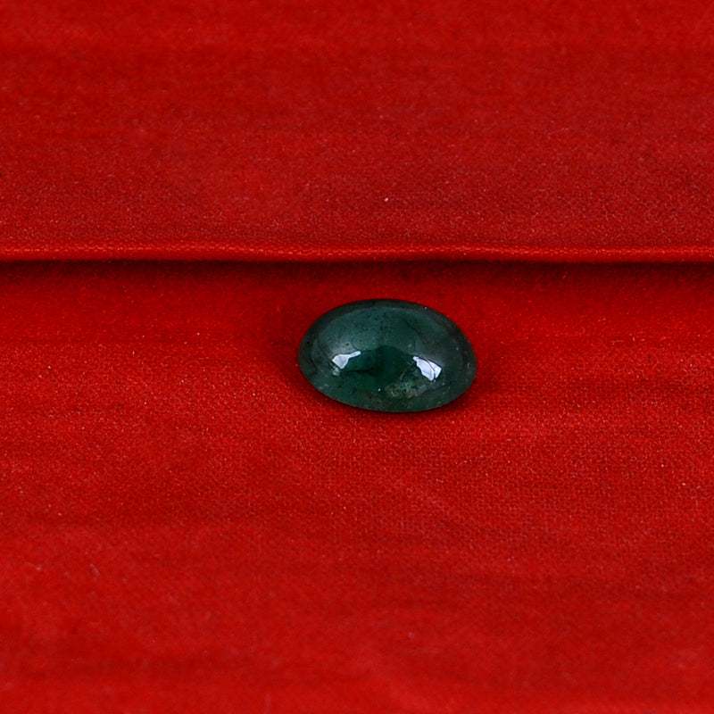 Oval Green Color Emerald Gemstone 5.00 Carat
