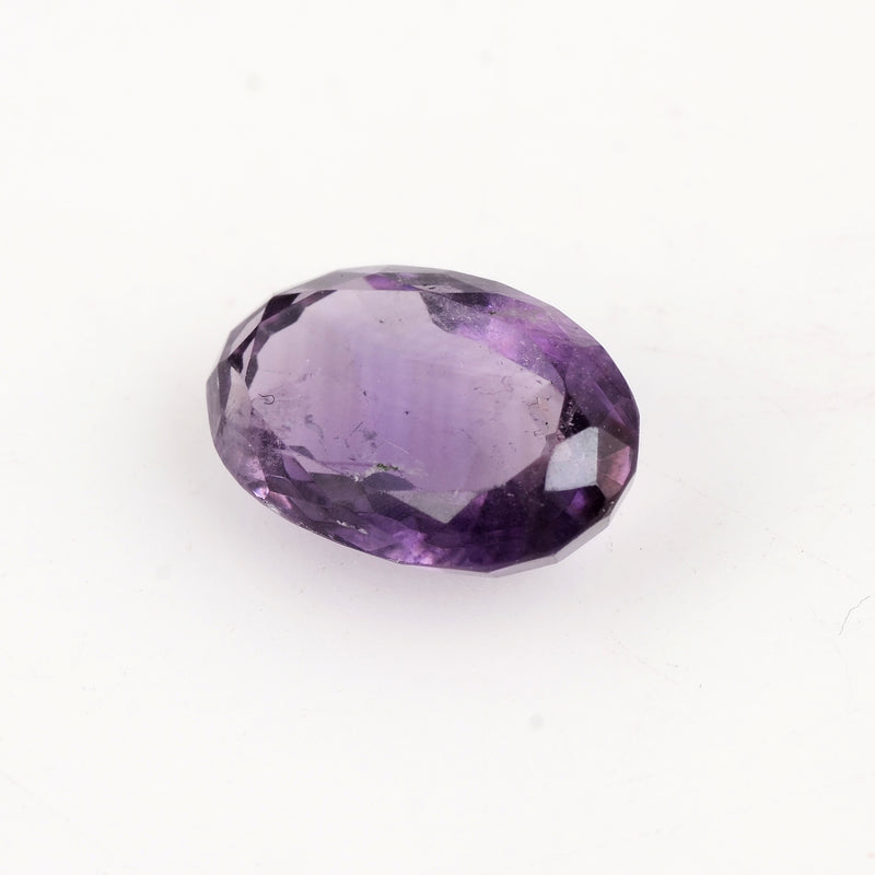 1 pcs Amethyst  - 6.58 ct - Oval - Purple